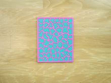 Load image into Gallery viewer, Pink & Aqua Colored Wood Puzzle, Elaine Kuckertz