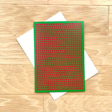 Load image into Gallery viewer, Green & Red Christmas Cards (Blank Inside), Elaine Kuckertz