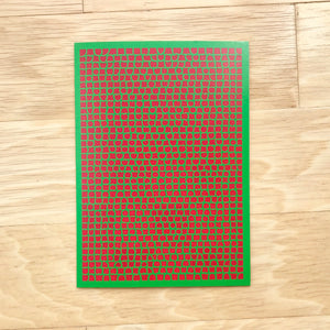 Green & Red Christmas Cards (Blank Inside), Elaine Kuckertz