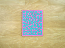 Load image into Gallery viewer, Pink &amp; Aqua Colored Wood Puzzle, Elaine Kuckertz